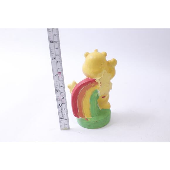Care Bears, Funshine Bear with Rainbow Star, Figurine, Hand Painted, Decorative, - Picture 3 of 3